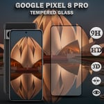 GOOGLE PIXEL 8 PRO Skärmskydd - Härdat Glas 9H - Super kvalitet 3D