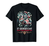 England Knight & Horse St George's Day George Dragon Outfit T-Shirt