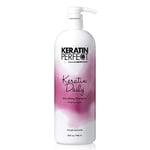 Keratin Perfect Daily Smoothing Shampooing pour Tout Types de Cheveux UV Protection 32 oz 946 ml 1 Unité