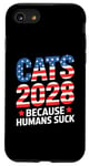 Coque pour iPhone SE (2020) / 7 / 8 Funny Cats 2028 Parodie Trump Design politique pour les amoureux des chats