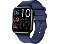 Trevi T-FIT 201 A Smartwatch avec appel sans fil, grand écran AMOLED 1,85" Always On, Fitness Tracker avec contrôle de l'activité physique et de l'état de bien-être, moniteur de sommeil, étanche IP67,