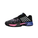 K-Swiss Performance Men's Express Light 3 Padel Tennis Shoes, Black/True Blue/NEON Pink, 11.5 UK