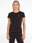 Calvin Klein Jeans Embroidery Slim T-Shirt, CK Black