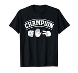 Rock Paper Scissors Champion T-Shirt