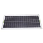 SALUTUYA Kit de démarrage de panneau solaire Panneau de solaire 12V à 220V 30W, onduleur solaire 220W, Kit de jardin balise