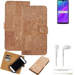 FOR Oppo Reno Lite SMARTPHONE CASE COVER WALLETCASE CORK