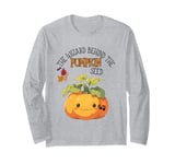 The Wizard behind The Pumpkin SEED Halloween Pregnancy Men Long Sleeve T-Shirt