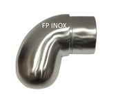 Poignée embout inox Satiné A2 Pour Tube 42.4mm Epaisseur 2mm Garde Corps