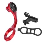 Support de lampe de vélo, alliage d'aluminium, léger, support de téléphone pour ordinateur de vélo de 31,8 mm, rallonge de guidon de vélo, pour lampe de vélo, GPS, installation de téléphone(rouge)