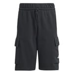 adidas Mixte Enfant Essentials Cargo Shorts, Black/White, 7-8 Years