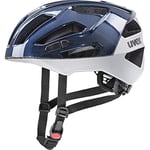 uvex Gravel X - Casque Performance sûr pour Hommes et Femmes - Réglage de la Taille Individuel - Ventilation Optimisée - deep Space - Silver - 52-57 cm