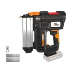 WORX NITRO - Cloueur de Finition Sans Fil 20V - 18Ga - 2 Modes de Tir - Déblocage Sans Outil - Réglage de la Profondeur d'Enfoncement - Avec 200 Clous - Livré sans Batterie ni Chargeur - WX842.9