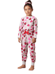 Angel & Rocket Kids' Leopard Heart Print Pyjamas Set & Scrunchie