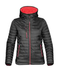 Veste Technique Doudoune Femme - Afp-1w Noir True Red