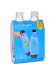 Sodastream 1 litre Fuse bottles - White Two-pack