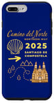 Coque pour iPhone 7 Plus/8 Plus Camino Del Norte 2025 Saint-Jacques-de-Compostelle