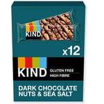 Kind Protein Bar Dark Chocolate Nuts & Sea Salt Full Case 12 x 40g DATED OCT/22