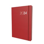 Collins Legacy 2024 Diary A5 Week To View Diary - Business Planner and Organiser - January to December 2024 Diary - Weekly - Red - CL53.15-24, Cover May Vary