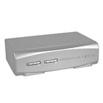 LINDY 2 Port DVI-I Single Link  USB 2.0 & Audio KVM Switch Pro - KVM / lyd / USB-svitsj - 2 porter