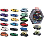 Coffret 20 véhicules Majorette - Collections Street Car, SOS, Racing - Multic...