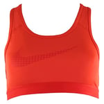 Nike Femme W Nk Df Swsh Icnclsh Gx Sports bra, Chile Red/University Red, S EU