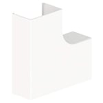Angle plat blanc 45x75 en U24X, 90o, matériau isolant, pour protéger et couvrir les tubes dans les appareils de climatisation, split, 15,2 x 4,5 x 7,5 cm, couleur blanc (référence : 31221-02)