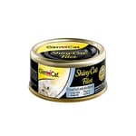 GimCat ShinyCat Filet Thon aux anchois - Aliment pour chats à base de filet juteux sans sucre ajouté pour chats adultes - 24 boîtes (24 à 70 g)