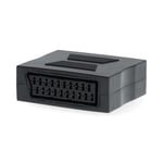 Nedis SCART-adapter | SCART Hona | SCART Hona | Nickelplaterad | Rak | ABS | Svart | 1 st. | Låda