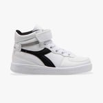 Diadora Childrens Unisex Playground PS H PS Kids White Trainers - Size UK 12 Kids