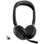 Jabra Evolve2 65 Flex Link380a UC + Ladepad ordinateur Micro-casque