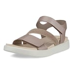 ECCO Femme Flowt Sandals, Grey Rose Metallic, 42 EU