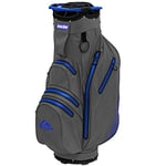 Longridge Waterproof Golf Cart Bag,Grey/Royal Blue