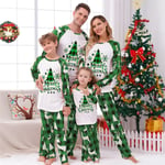 Familj Matchande God Jul Pyjamas Vuxen Barn Xmas Nattkläder Kids 6-7Y