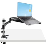 StarTech.com Desk Mount Laptop Arm - Articulating Arm for Laptop or Single 34" (17.6lb/8kg) Monitor - VESA Mount Laptop Tray Bracket - Ergonomic Adjustable Notebook Stand - Desk-Clamp (ARMUNONB1)