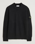 Stone Island Winter Cotton Knitted Crew Neck Black