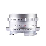 Laowa 15mm f5 Cookie Lens for Leica M - Silver