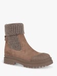 Sam Edelman Steele Suede Sock Ankle Boots, Sepia Taupe