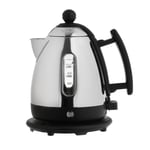 Dualit Cordless Mini Jug Kettle Stainless Steel Polished Chrome & Black 1Ltr