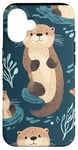 Coque pour iPhone 16 Peluche loutre de mer fantaisiste