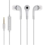 Ecouteurs Casque Intra-Auriculaires Kit piéton Mains Libres d'origine EHS64AVFWE Blanc pour Samsung Galaxy A40 SM-A405 5.9"