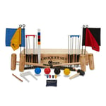 Executive Croquet Set - 4 Player, with Wooden Box