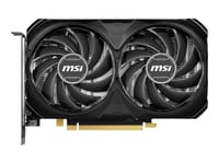 Msi Geforce Rtx 4060 Ti Ventus 2X Black 16G Oc - Grafikkort - Geforce Rtx 4060 Ti - 16 Gb Gddr6 - Pcie 4.0 X16 - Hdmi, 3 X Displayport - Svart