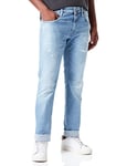 REPLAY Men's Anbass Aged Jeans, 010 Light Blue, 34 W/30 L