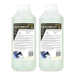 2x Fog Juice Smoke Machine Fluid Mist Liquid Halloween Effect DJ 2L TTB4581