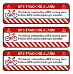 3er GPS Vélo Blanc Autocollant Film Protection contre le Vol Alarme Tracker R055