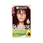 Garnier Nutrisse Permanent Hair Dye, Natural-looking, hair colour result, For All Hair Types, 3.6 Deep Reddish Brown