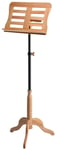 Pupitre Trepied Support Feuillet de Musique Orchestre Reglable 93-134cm Bois