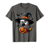 Scary Halloween Parrot Witch Hat Costume Spooky Season T-Shirt