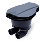 Albin Group Marine Länspump Manuell Flush Back Manual Bilge Pump Mount Black 01-01-002