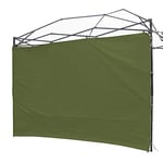 NINAT Parois Latérales Panneau latéral 3 x 3 m Parois pour Pavillon de Jardin Tente de Réception Gazebo Tonnelle Camping Protéger de la Pluie Vent Soleil - 1 Green Parois Latérales